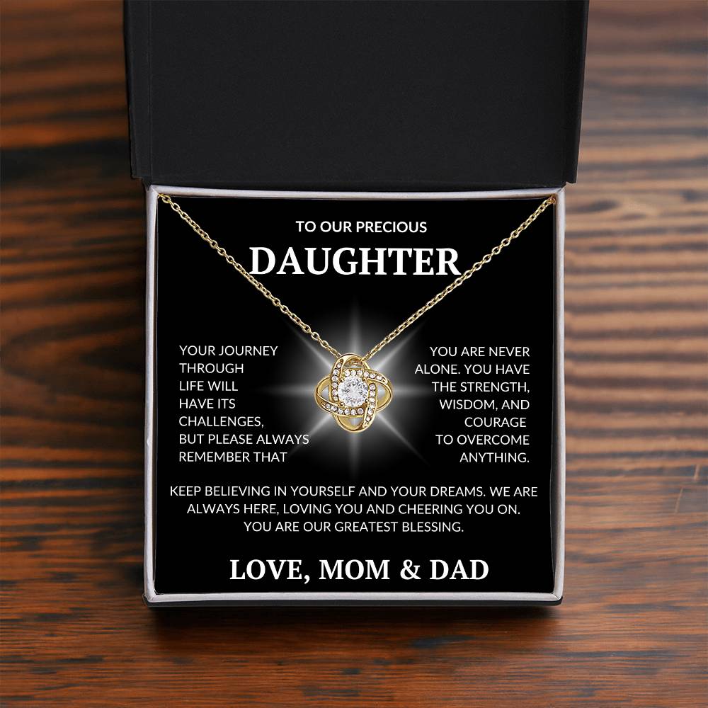 Daughter's Dazzle Gift Necklace | From Mom & Dad
