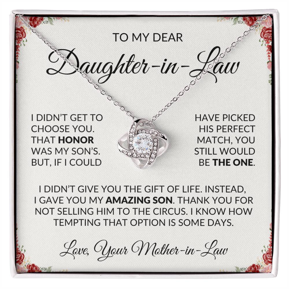 To My Dear Daughter-in-Law Necklace | Perfect 2
