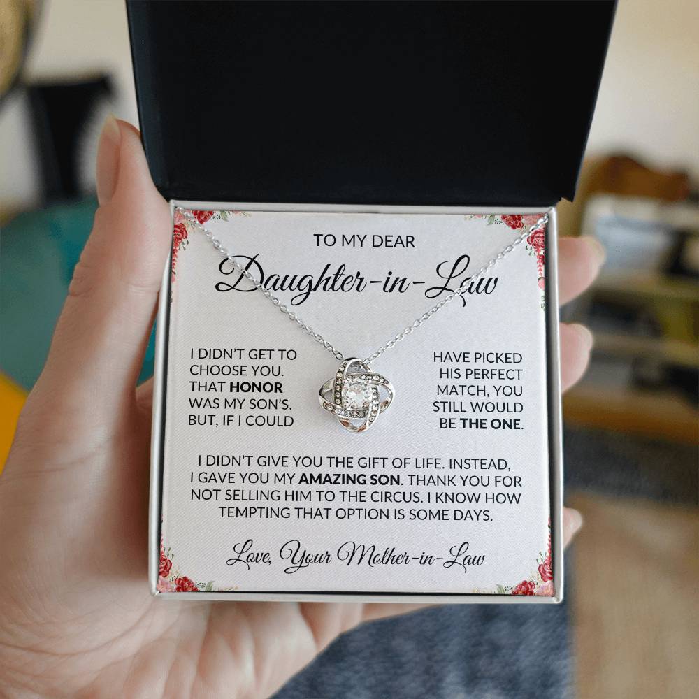 To My Dear Daughter-in-Law Necklace | Perfect 2