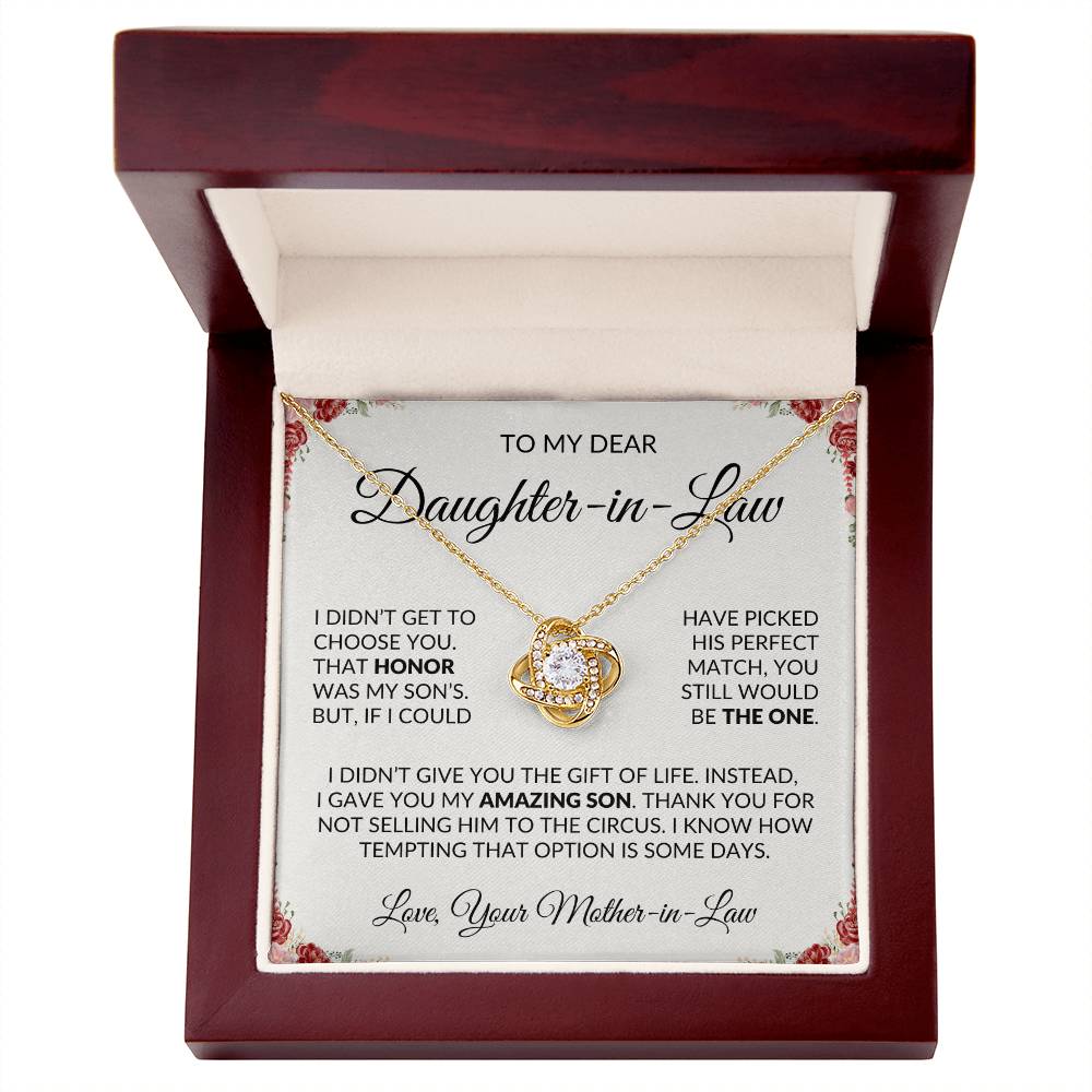 To My Dear Daughter-in-Law Necklace | Perfect 2