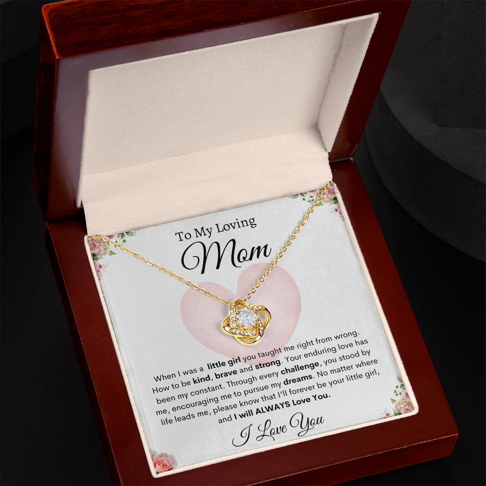 My Loving Mom | Love Knot Necklace | Mother's Day