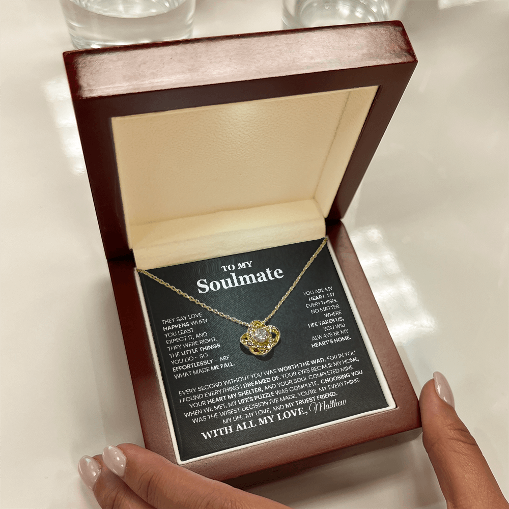 To My Soulmate - Worth the Wait - PERSONALIZED