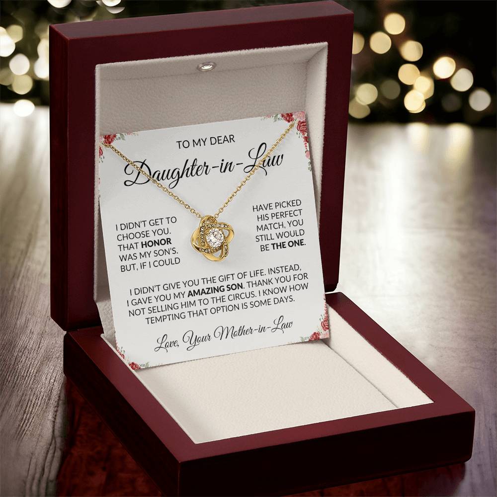 To My Dear Daughter-in-Law Necklace | Perfect 2
