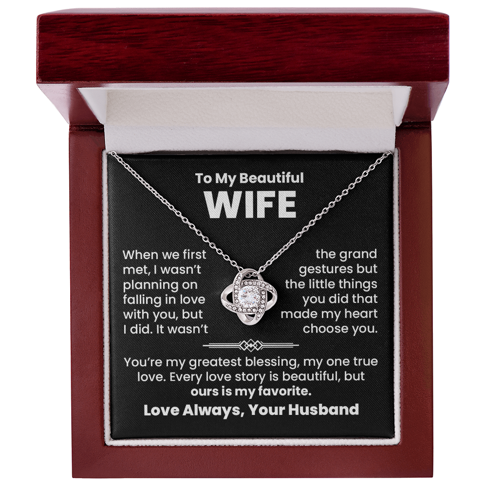 To My Wife, Wasn't Planning | Necklace