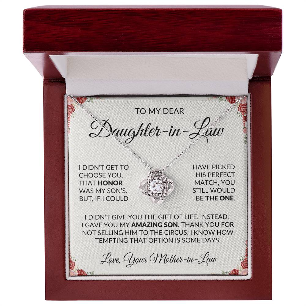 To My Dear Daughter-in-Law Necklace | Perfect 2