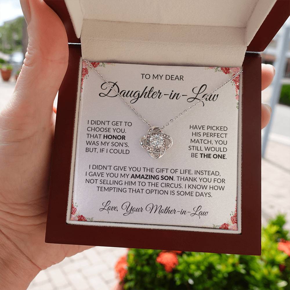 To My Dear Daughter-in-Law Necklace | Perfect 2