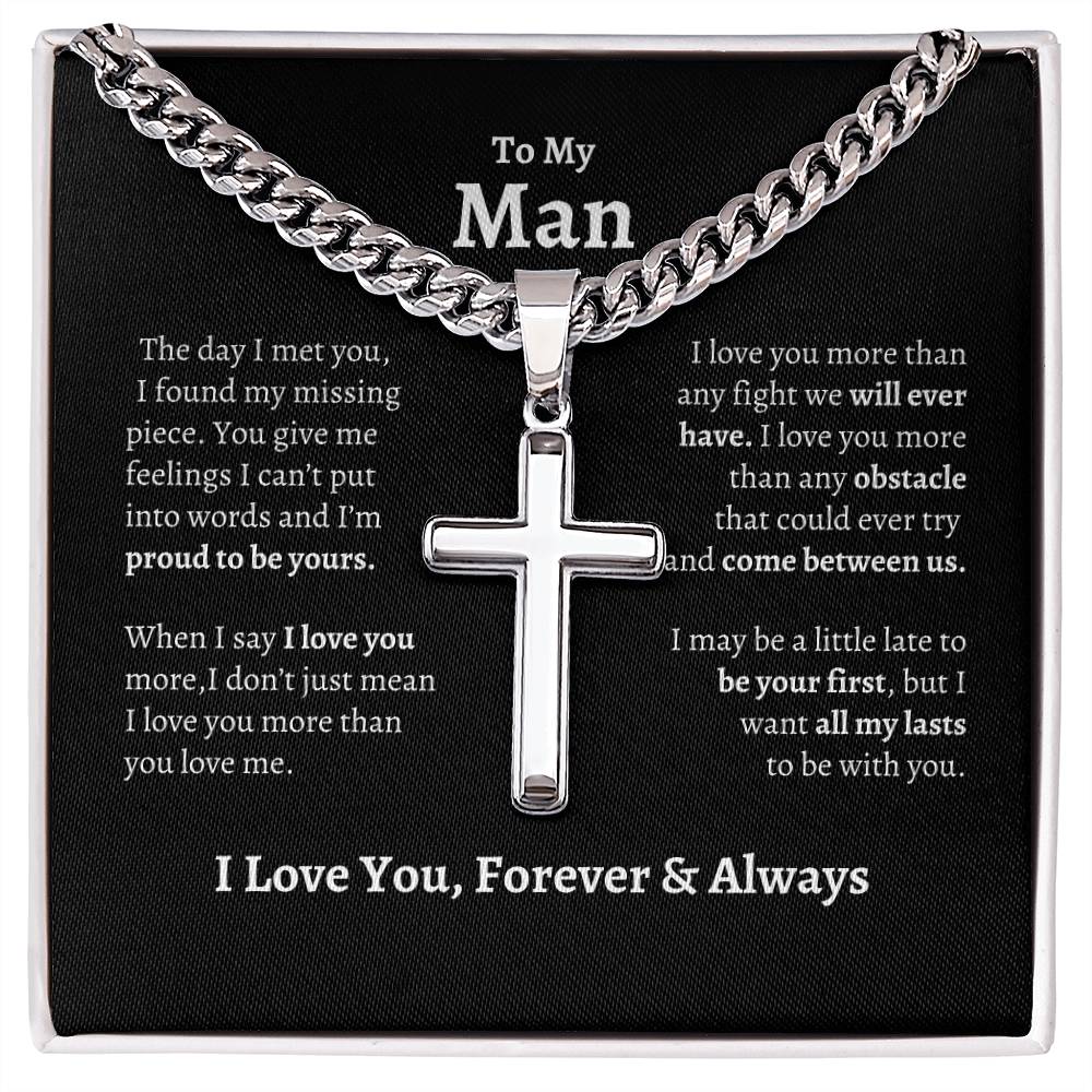 To My Man | Cross with Cuban Chain