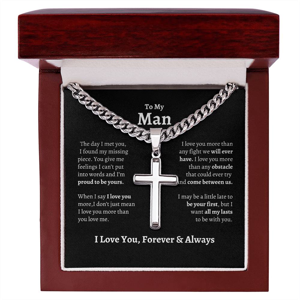 To My Man | Cross with Cuban Chain