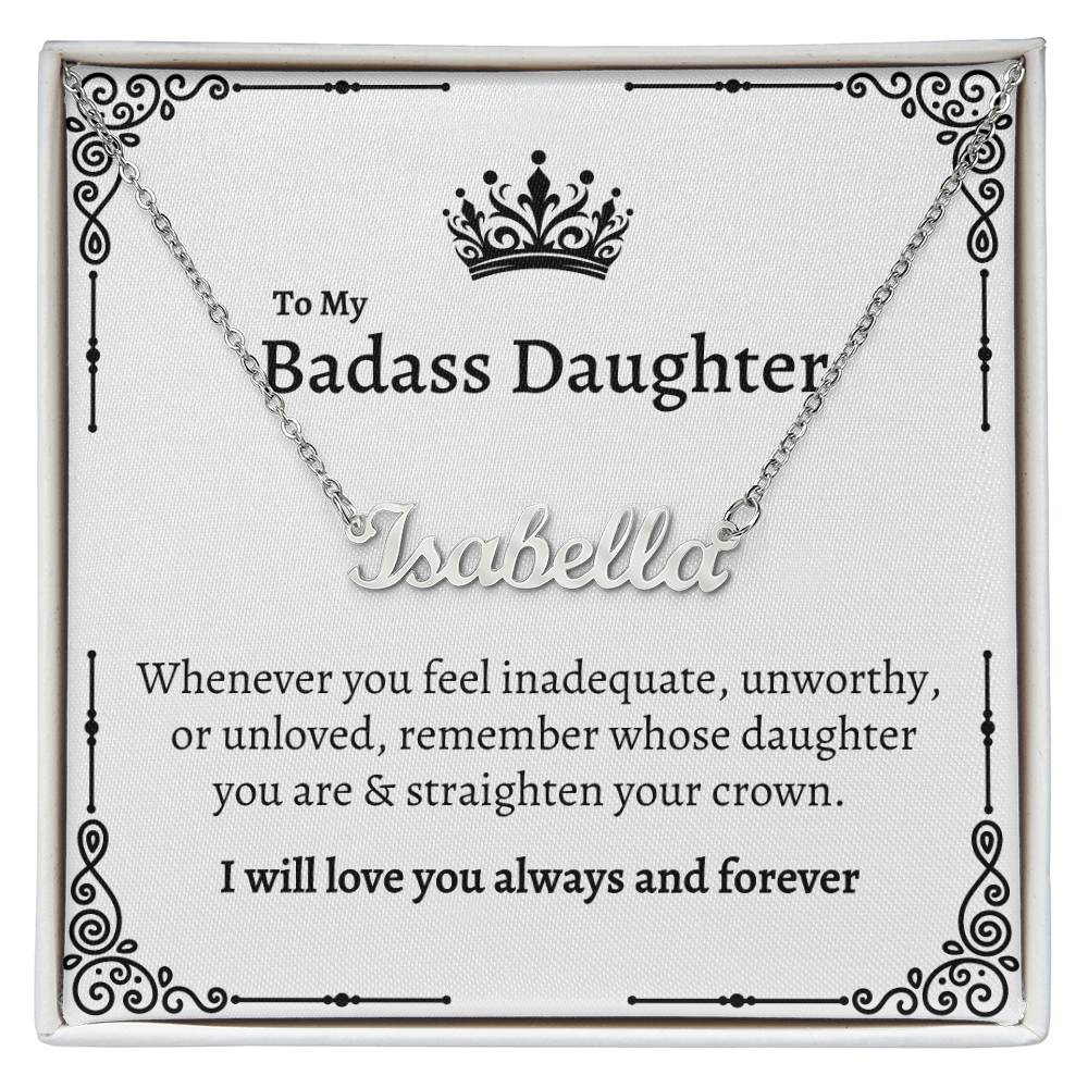 My Badass Daughter | Name Necklace