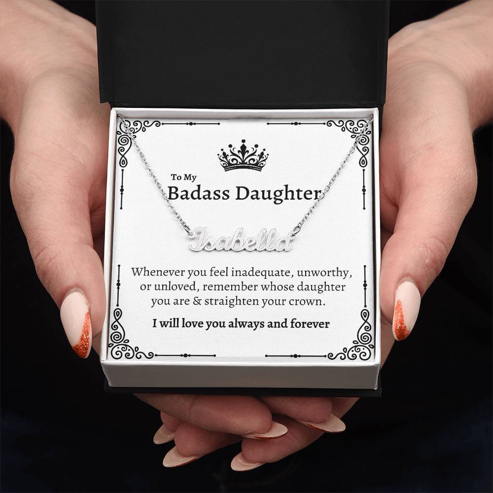 My Badass Daughter | Name Necklace