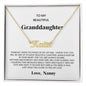 Granddaughter Name Necklace from Nanny