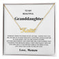 Granddaughter Name Necklace from Memaw