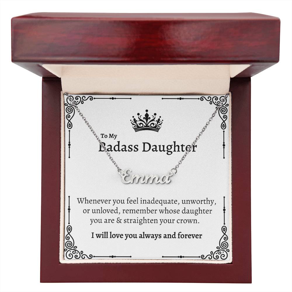 My Badass Daughter | Name Necklace