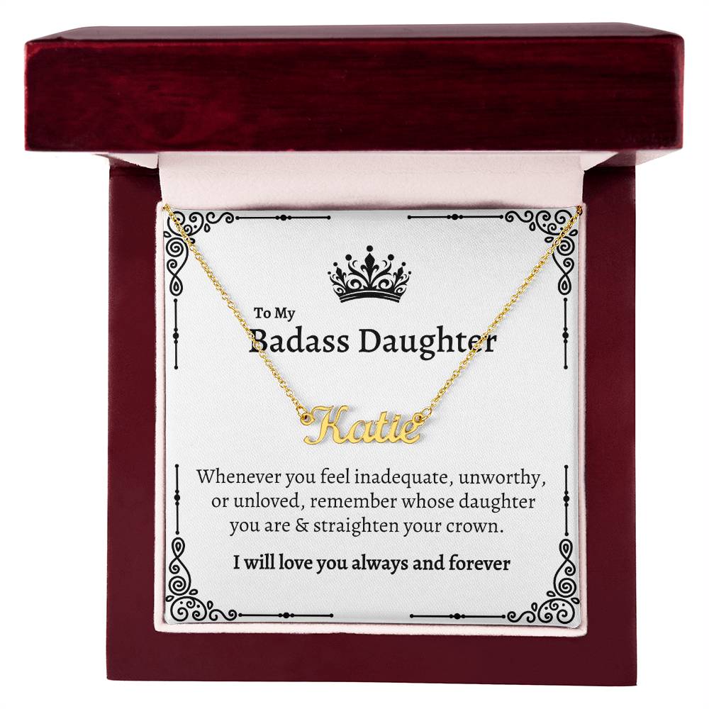 My Badass Daughter | Name Necklace