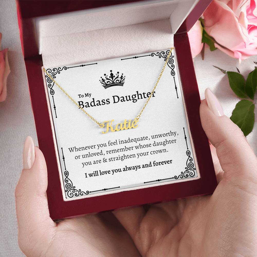 My Badass Daughter | Name Necklace