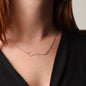 Bonus Daughter Name Necklace with Personalized Message Card