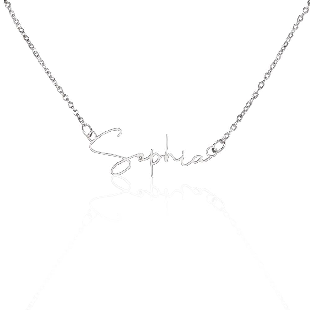 The Signature Style Custom Name Necklace