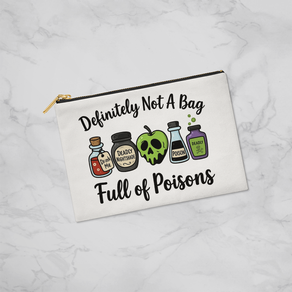 Bag Full of Poisons Zip Pouch