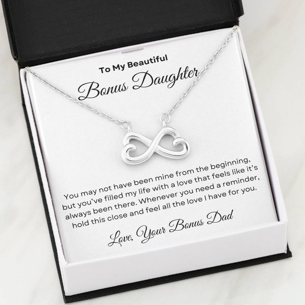 Bonus Daughter - From Bonus Dad | Infinity Necklace