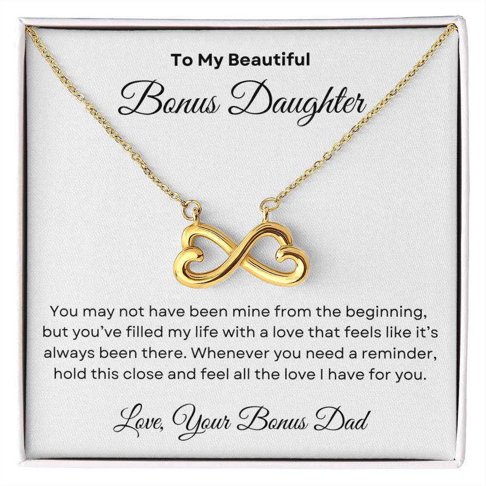 Bonus Daughter - From Bonus Dad | Infinity Necklace