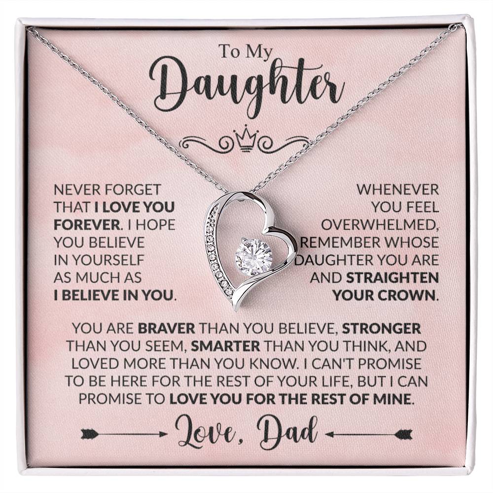 Daugther - Never Forget - Necklace