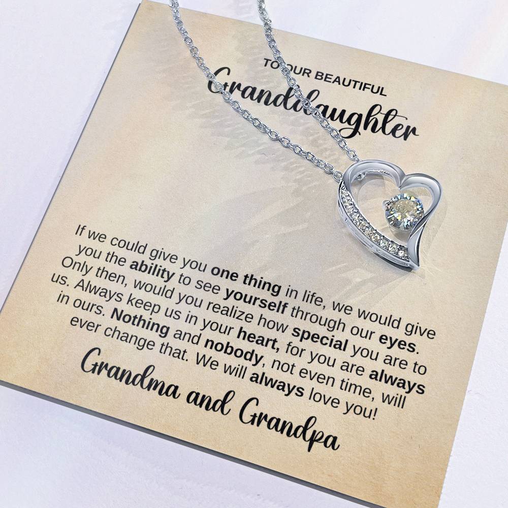 To OUR Granddaughter Necklace