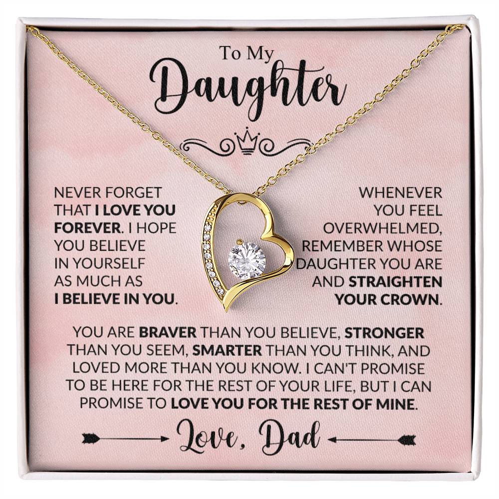 Daugther - Never Forget - Necklace