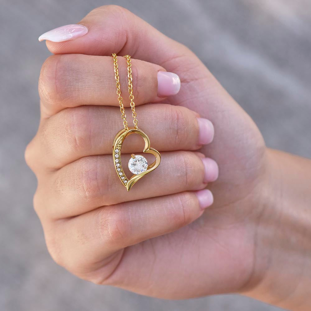 Beautiful Gift for Daughter from Dad | "I Love You Forever" Necklace