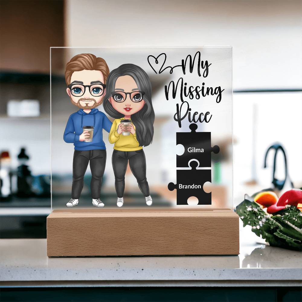 CUSTOM MADE COUPLE PLAQUE