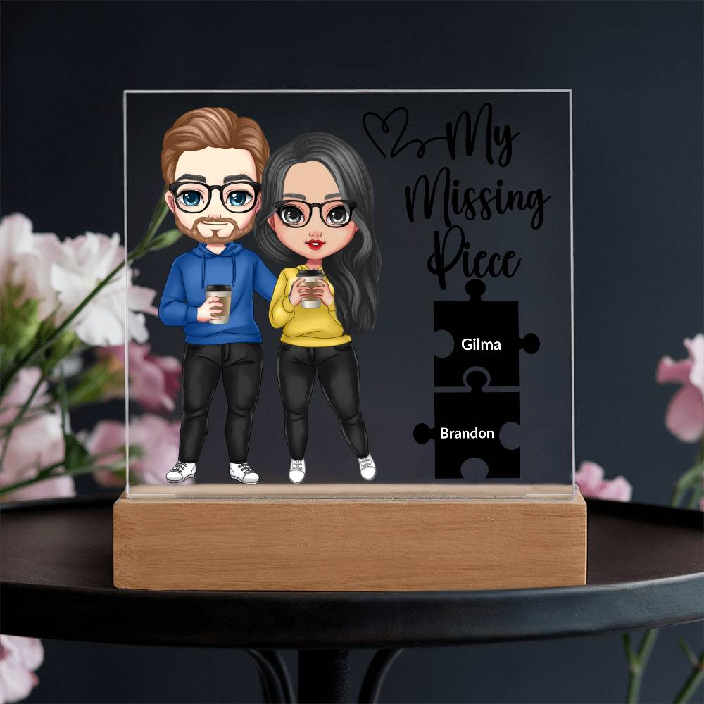 CUSTOM MADE COUPLE PLAQUE