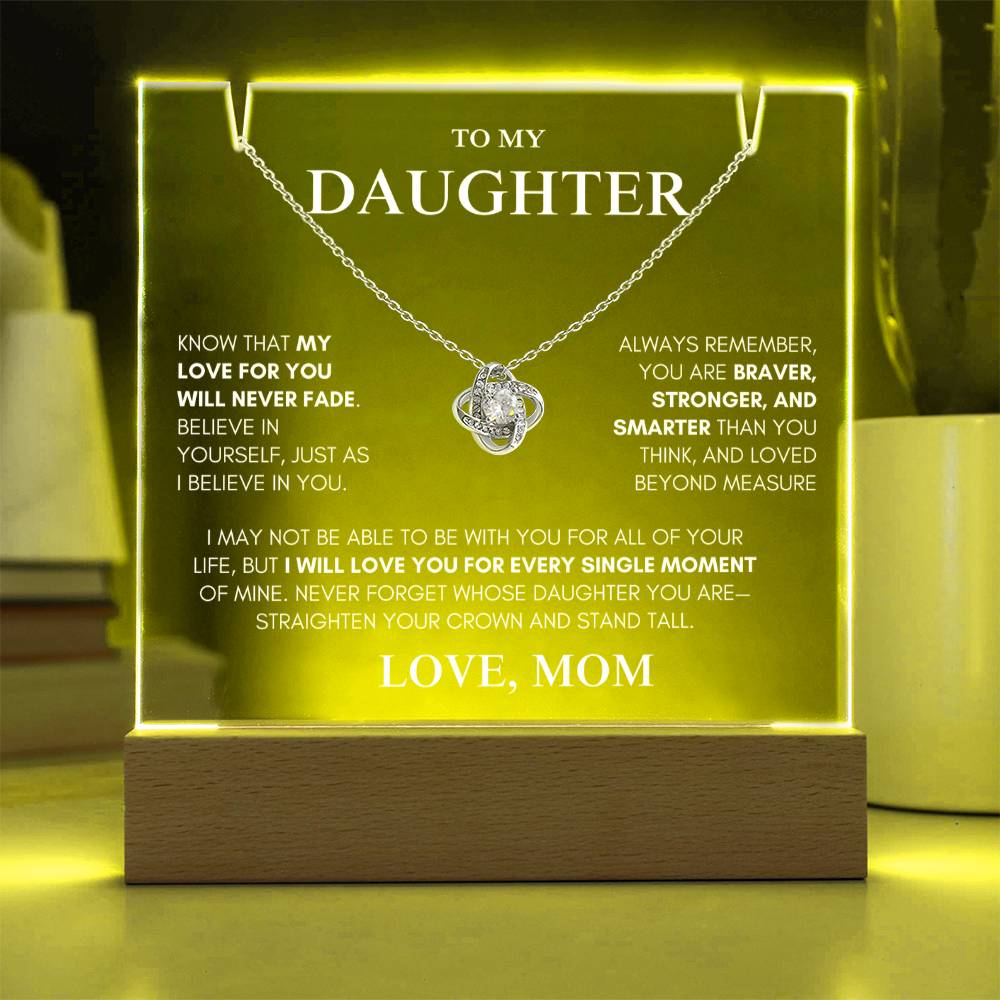 Exclusive Gift for Daughter From MOM "My Love Will Never Fade" | Keepsake Gift Set