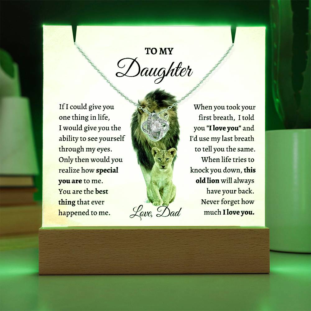 "This Old Lion" | To My Daughter | Keepsake Gift Set