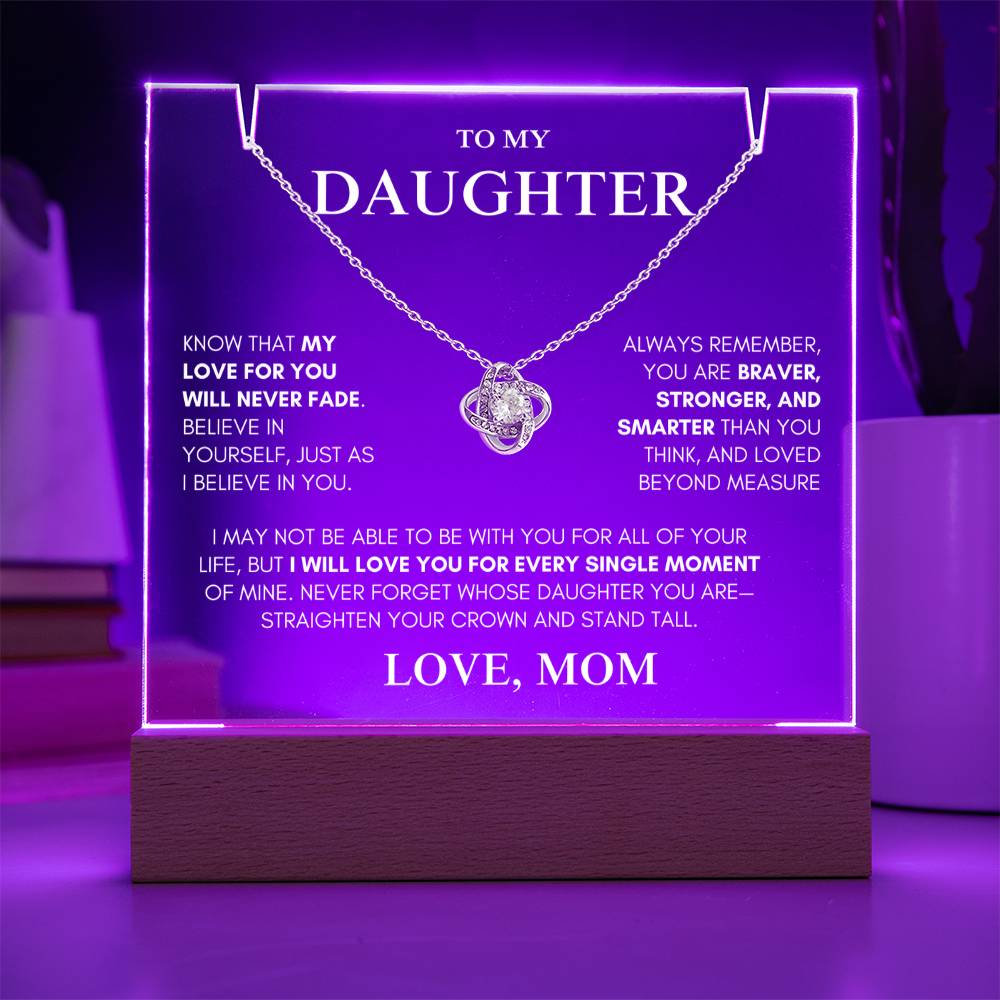 Exclusive Gift for Daughter From MOM "My Love Will Never Fade" | Keepsake Gift Set