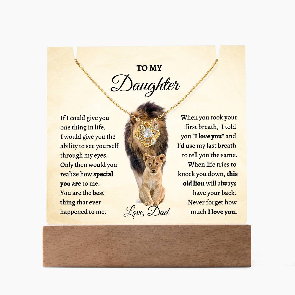 "This Old Lion" | To My Daughter | Keepsake Gift Set