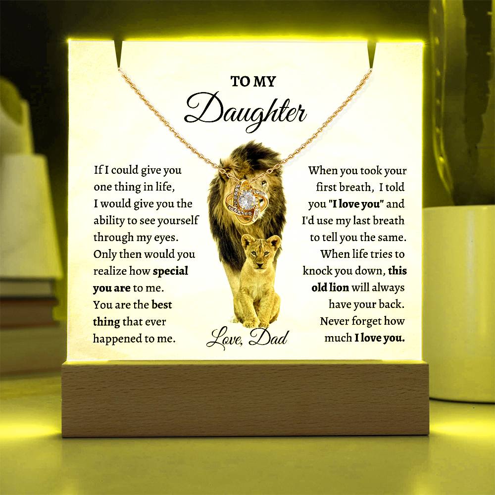"This Old Lion" | To My Daughter | Keepsake Gift Set