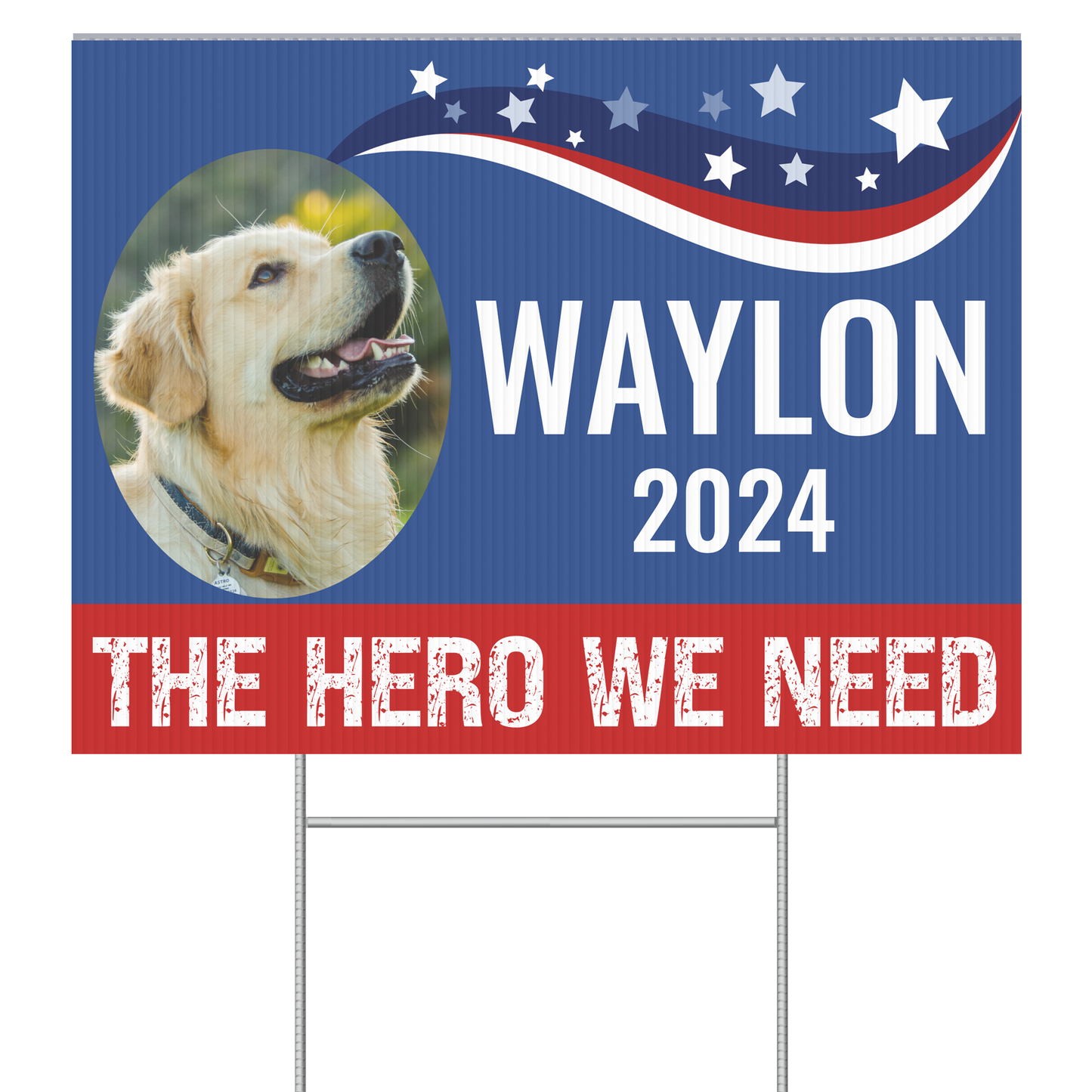 CUSTOMIZED | Funny Political Pet Yard Sign