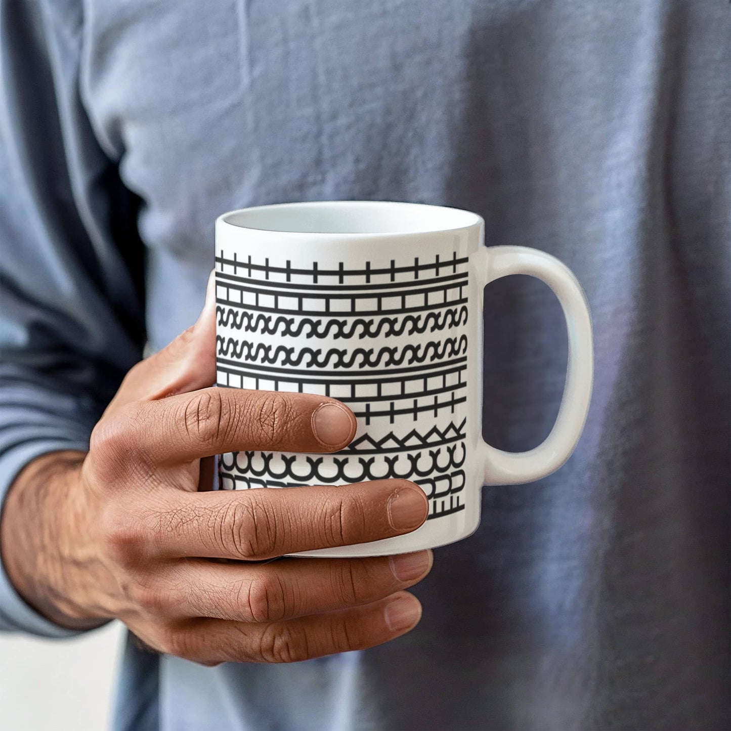 Funny Hidden Swear Message Mug (White or Black)