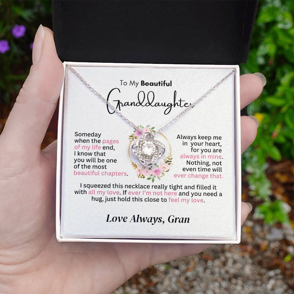 Personalized Granddaughter Necklace | Beautiful Chapter