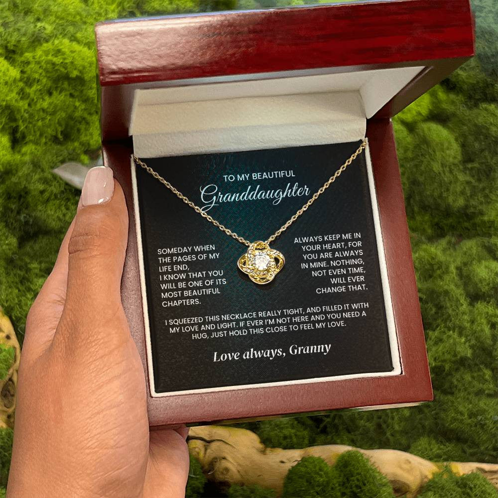 Personalized Granddaughter Necklace | Pages of My Life