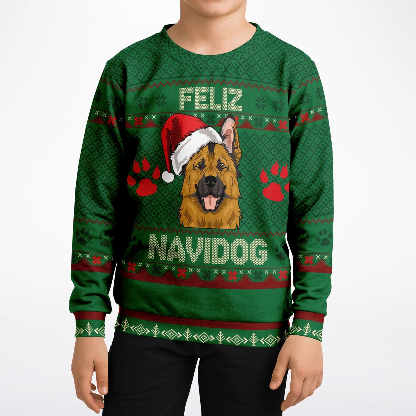 Feliz Navidog - German Shepherd