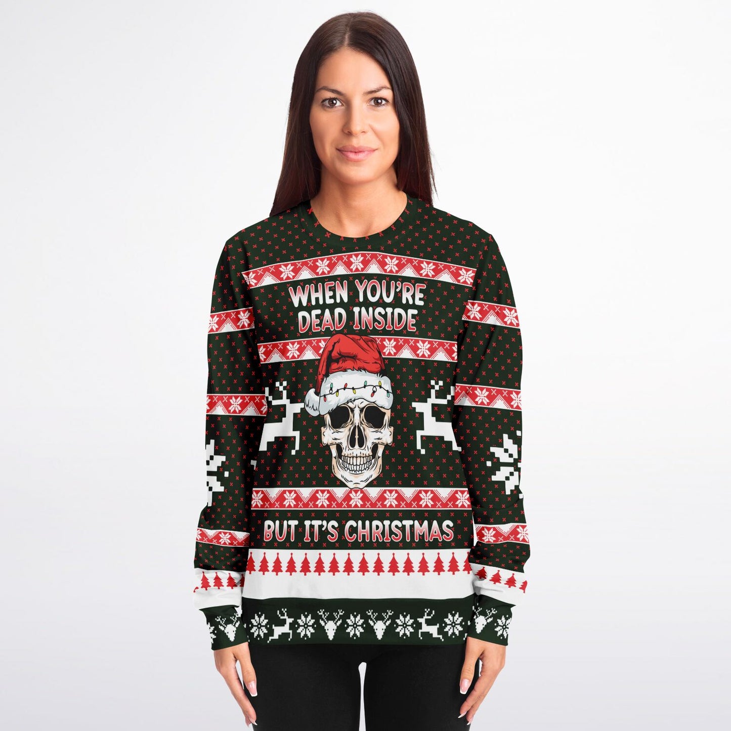 " When you're dead inside" Ugly Sweater