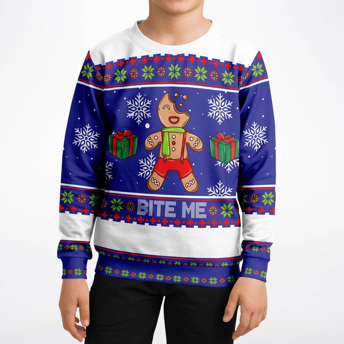 Bite Me Ugly Christmas Sweater