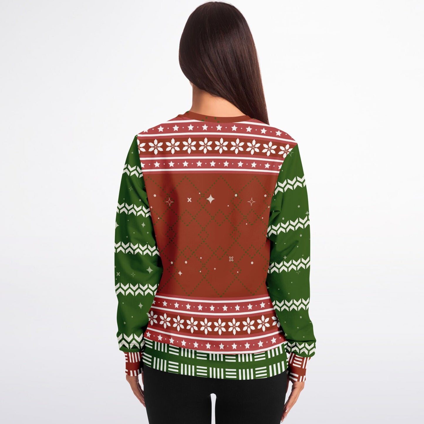 “Stay Merry and Bright” Cool Santa Ugly Christmas Sweatshirt