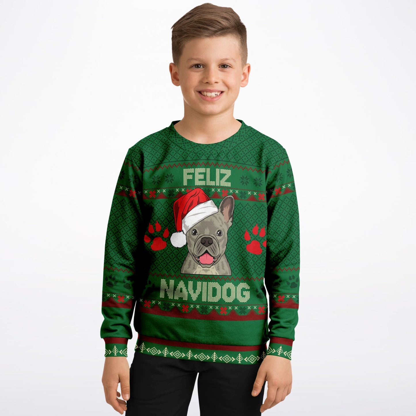 Feliz Navidog - French Bulldog