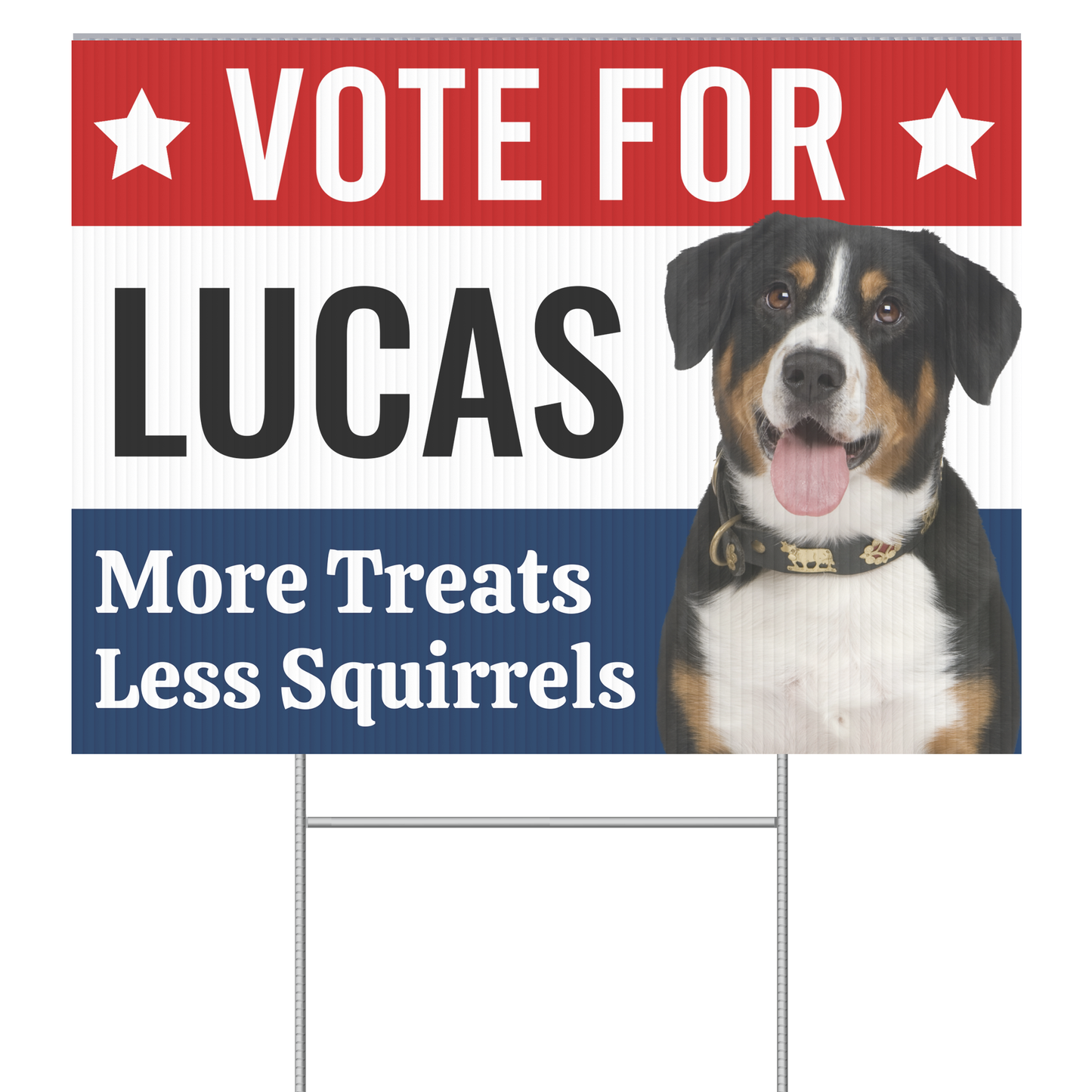 CUSTOMIZED "Vote for My Pet" | Funny Yard Sign