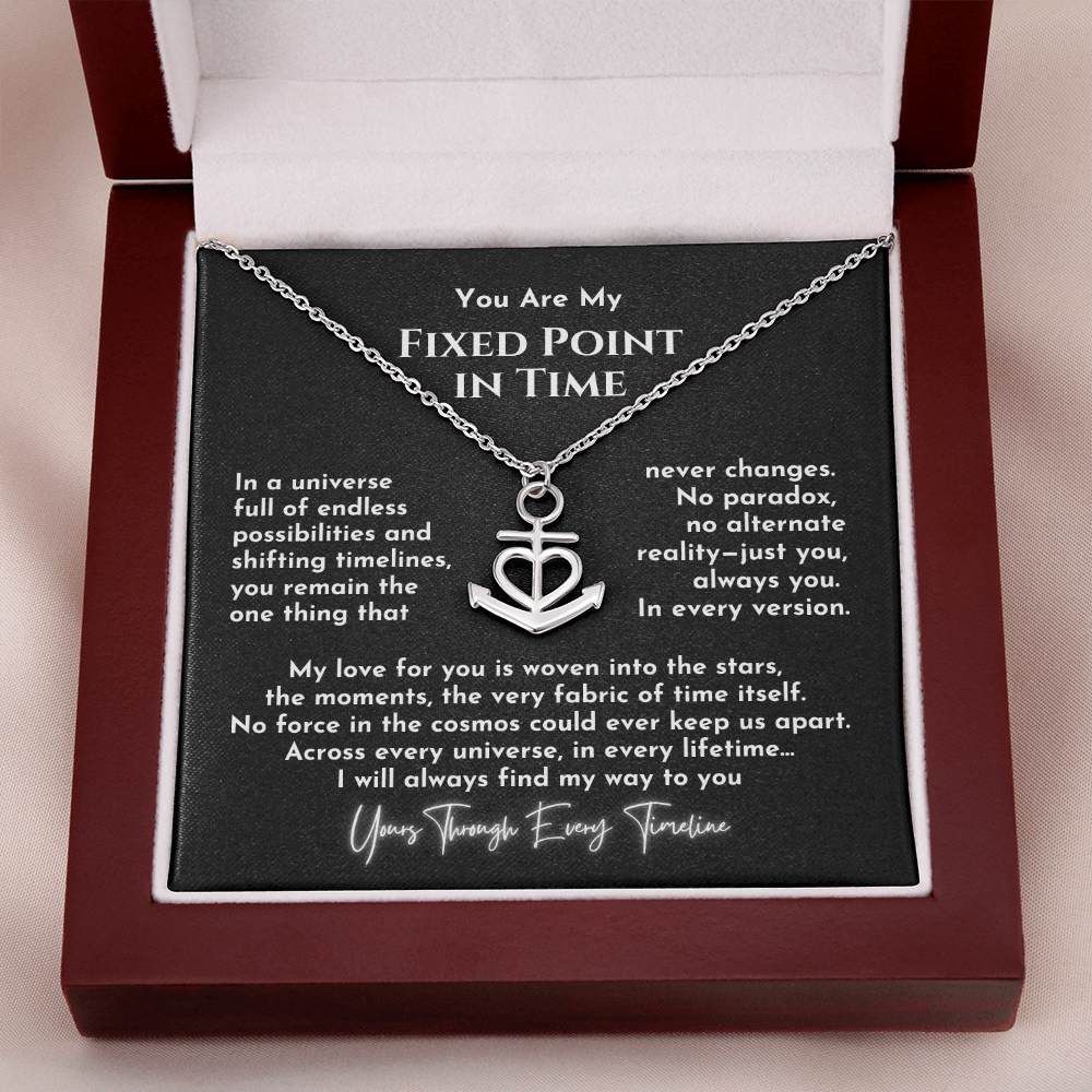 Fixed Point in Time Anchor Necklace - Bill and Dot's Finds