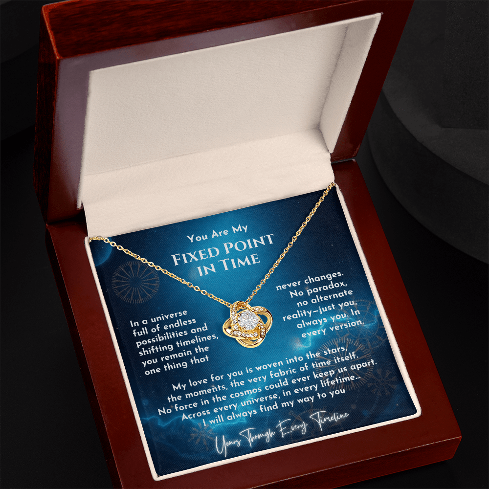 Fixed Point in Time Necklace – Symbol of Eternal Love & Soulmates - Bill and Dot's Finds
