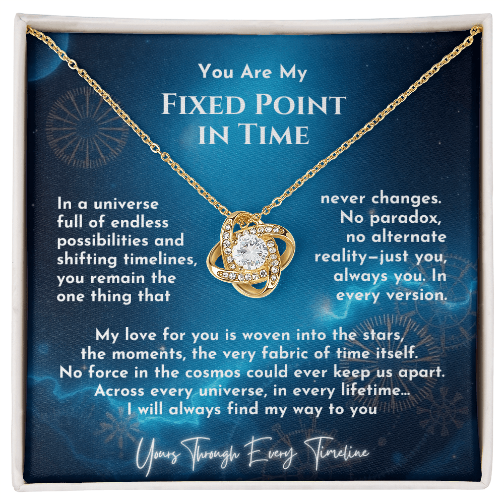 Fixed Point in Time Necklace – Symbol of Eternal Love & Soulmates - Bill and Dot's Finds