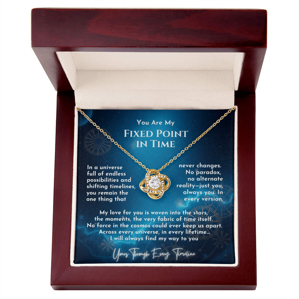 Fixed Point in Time Necklace – Symbol of Eternal Love & Soulmates - Bill and Dot's Finds