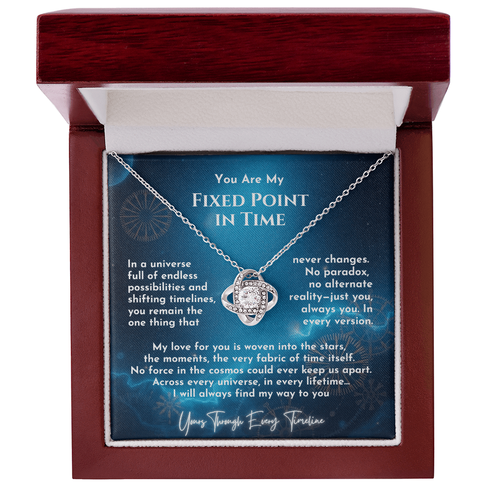 Fixed Point in Time Necklace – Symbol of Eternal Love & Soulmates - Bill and Dot's Finds